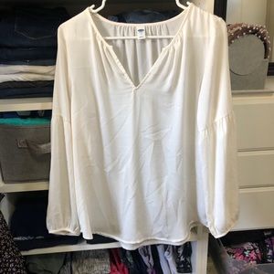 White Old Navy Blouse